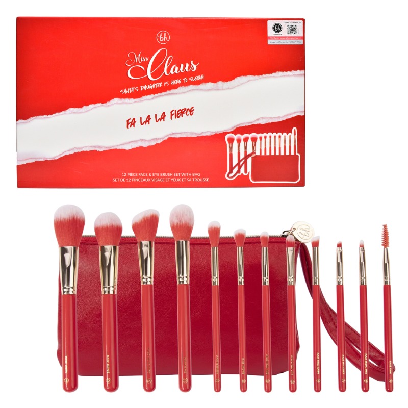  Bộ Cọ Trang Điểm 12 Cây BH COSMETICS Miss Claus BHBO49